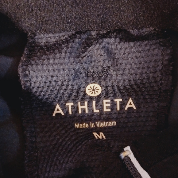 Athleta Black 1/2 Zip Mesh Lining Pullover - Picture 5 of 5